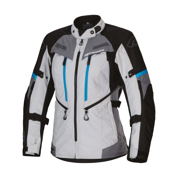 Alpinestars Alpinestars Stella Bogota Pro Drystar Jacket Ice Grey Black Cyan